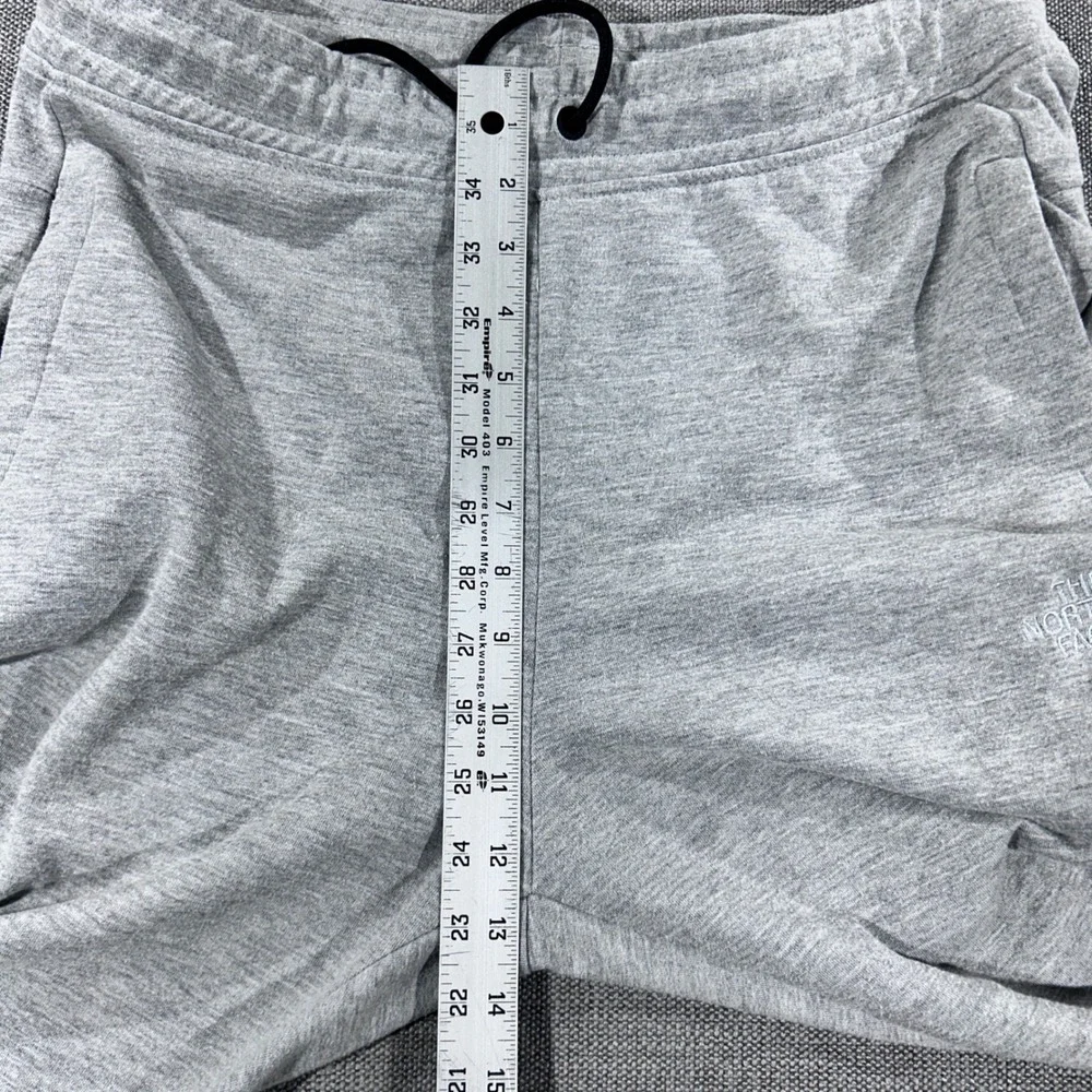 The North Face Sweatpants Mens Large Gray Good Raw Hem Drawstring Joggers